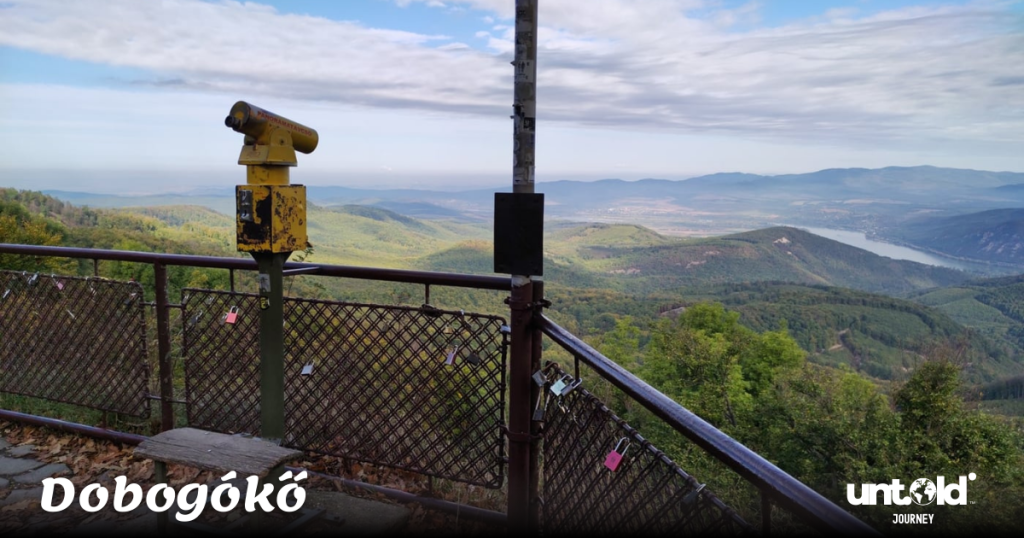 Panoramic view of the Danube Bend from above