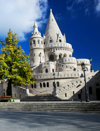 Fisherman’s Bastion in Budapest with its fairytale towers