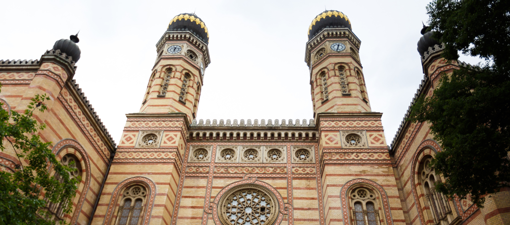 Dohány Street Synagogue in Budapest, the largest synagogue in Europe