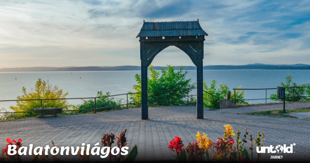 Lake Balaton view from Világos, Hungary