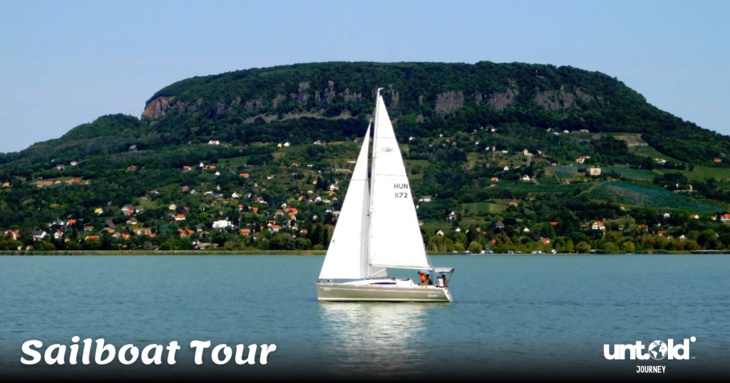 Sailing on Lake Balaton in Hungary