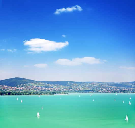 Beautiful Lake Balaton in summer – a highlight of Countryside Hungary