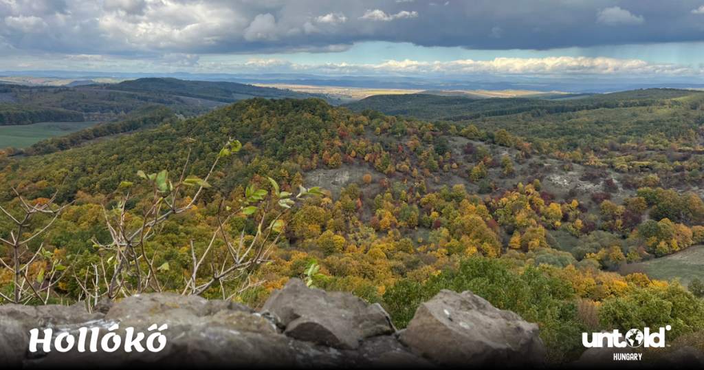 Picturesque view from Hollókő Castle