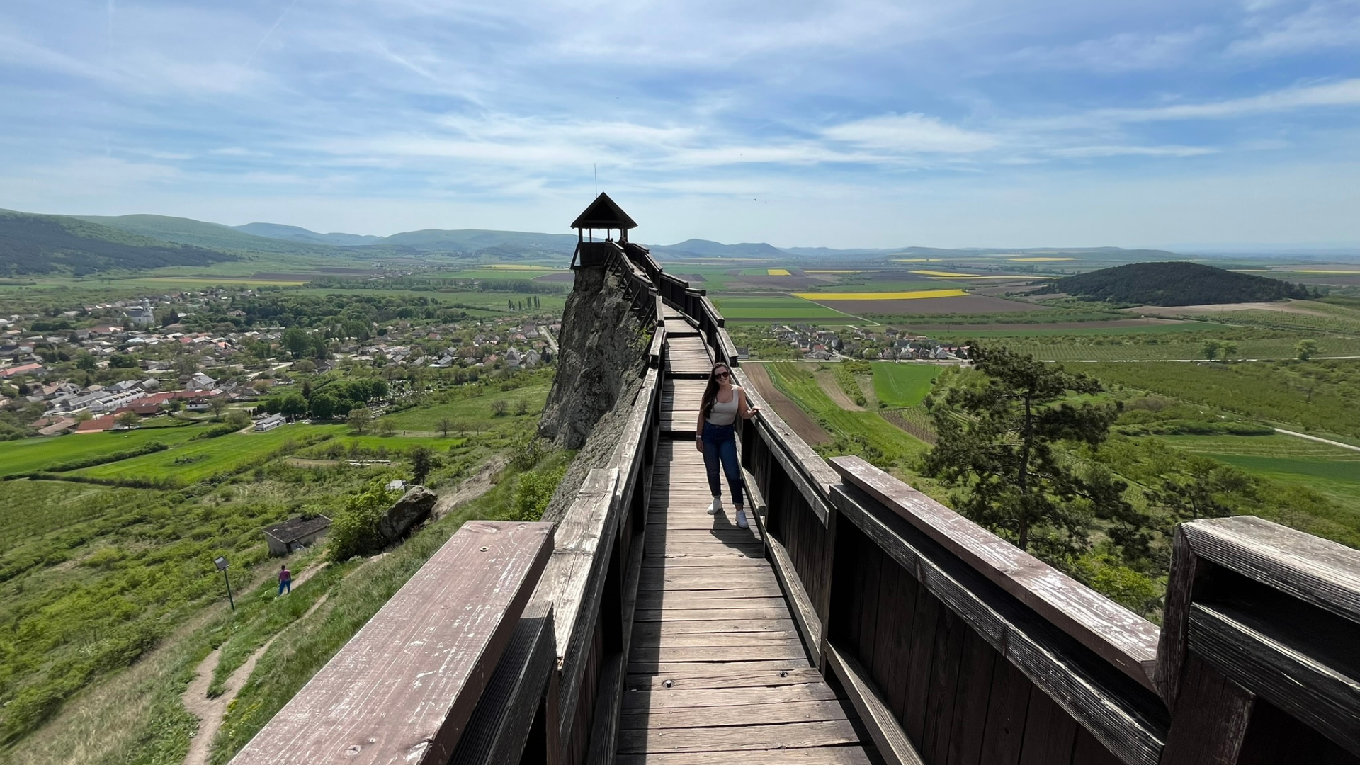 Northern Hungary landscape and castle